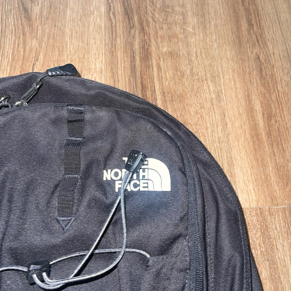 The North Face Jester Backpack Black One Size Zip Padded Straps Pockets